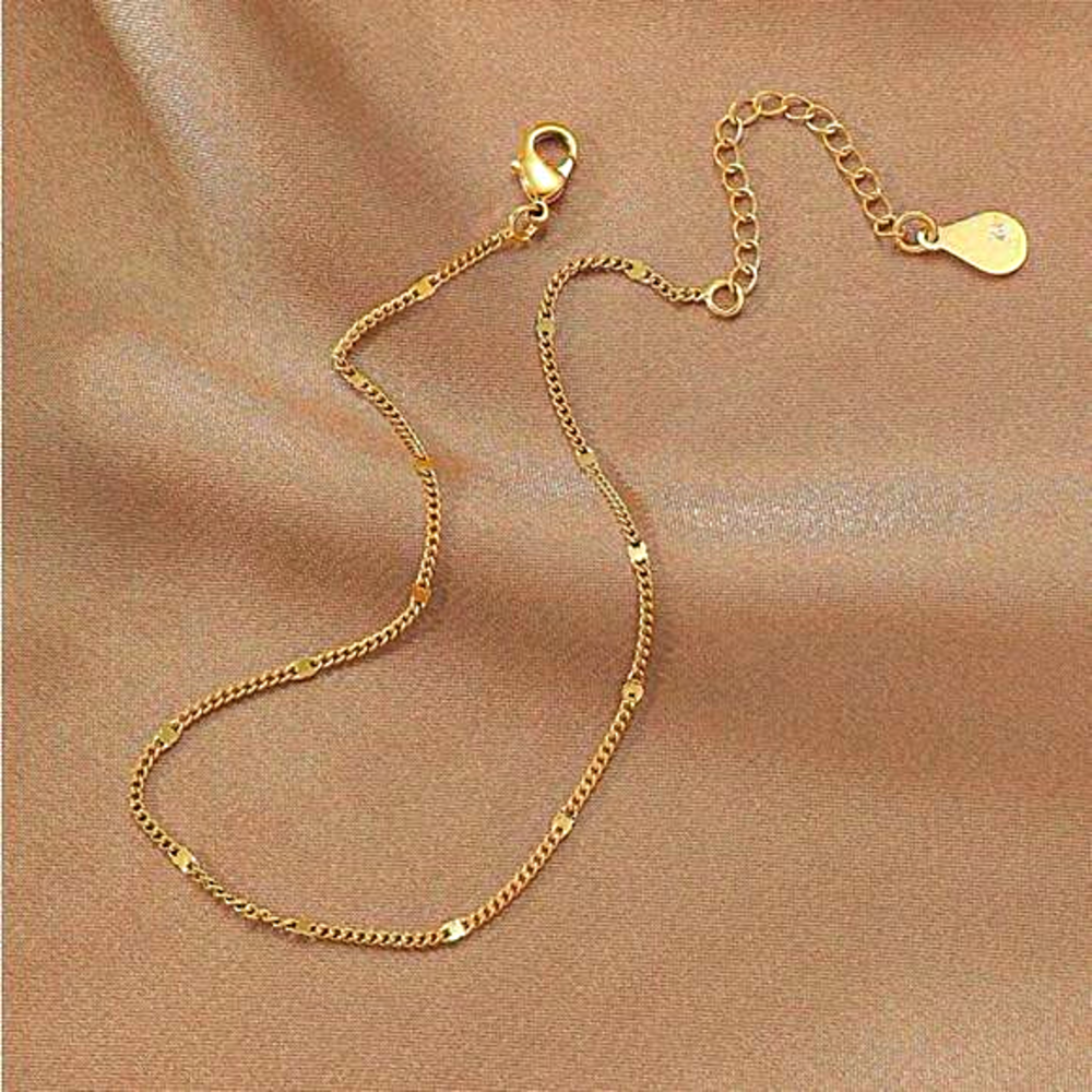 Solid‎ minimalist Anklet